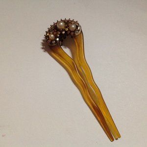 Antique Victorian Ornamental Hair Comb Hair Accessory